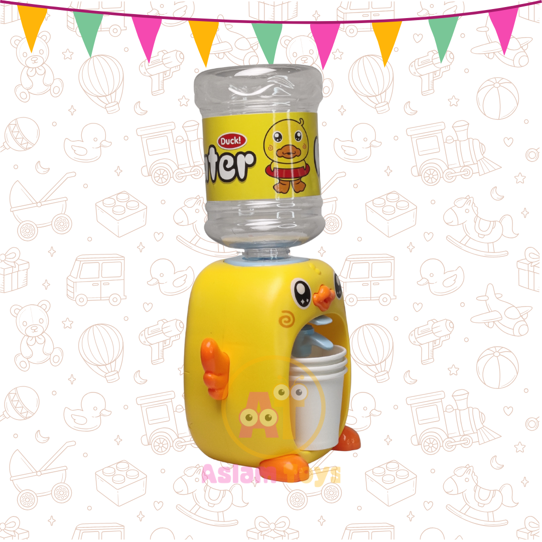 Duck Water Fountain – Play House Series Toy Dispenser with Music & Cups