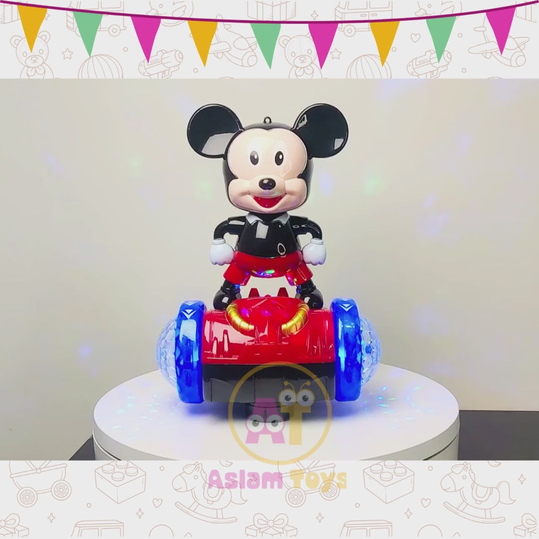 Mickey Mouse 3D Lights FUN Vehicle – Musical Omni-Directional Toy Car